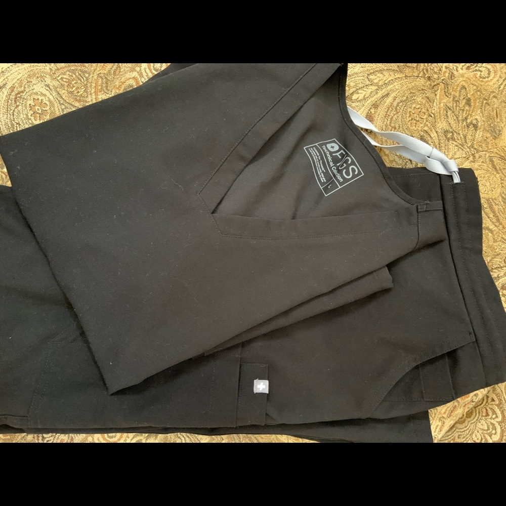 Figs scrub set, Catarina/tall yola black